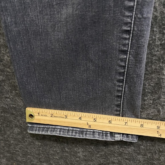 Mavi Zach Straight Leg Jeans Men 33x32 Gray Stretch Denim Five Pocket Faded Wash - Picture 5 of 11